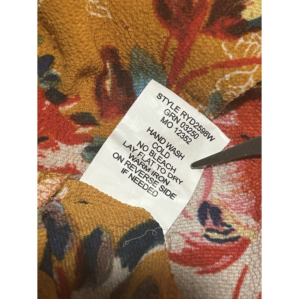 Anthropologie Fig and Flower Tunic Blouse~Plus 2XL~ Floral Boho Peasant Cottage - Picture 7 of 16